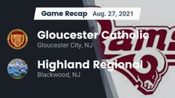 Recap: Gloucester Catholic  vs. Highland Regional  2021