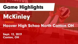McKinley  vs Hoover High Schoo North Canton OH Game Highlights - Sept. 12, 2019