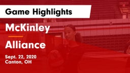 McKinley  vs Alliance  Game Highlights - Sept. 22, 2020