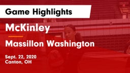 McKinley  vs Massillon Washington  Game Highlights - Sept. 22, 2020