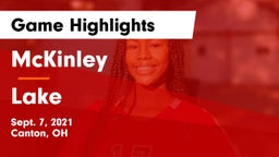 McKinley  vs Lake  Game Highlights - Sept. 7, 2021