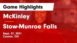 McKinley  vs Stow-Munroe Falls  Game Highlights - Sept. 27, 2021