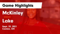 McKinley  vs Lake  Game Highlights - Sept. 29, 2021