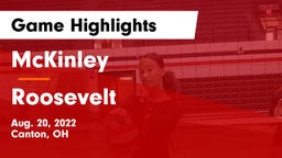 McKinley  vs Roosevelt  Game Highlights - Aug. 20, 2022