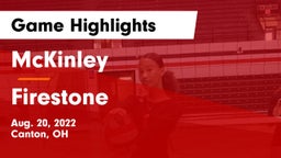 McKinley  vs Firestone  Game Highlights - Aug. 20, 2022