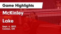 McKinley  vs Lake  Game Highlights - Sept. 6, 2022