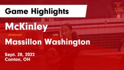 McKinley  vs Massillon Washington  Game Highlights - Sept. 28, 2022