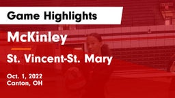 McKinley  vs St. Vincent-St. Mary  Game Highlights - Oct. 1, 2022