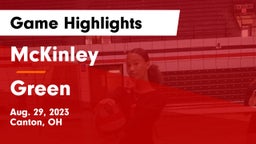 McKinley  vs Green  Game Highlights - Aug. 29, 2023