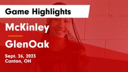 McKinley  vs GlenOak  Game Highlights - Sept. 26, 2023