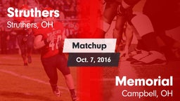 Matchup: Struthers vs. Memorial  2016