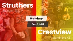 Matchup: Struthers vs. Crestview  2017