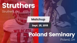 Matchup: Struthers vs. Poland Seminary  2018
