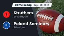 Recap: Struthers  vs. Poland Seminary  2018