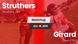 Matchup: Struthers vs. Girard  2019