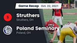 Recap: Struthers  vs. Poland Seminary  2021