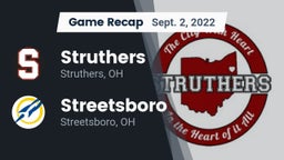 Recap: Struthers  vs. Streetsboro  2022