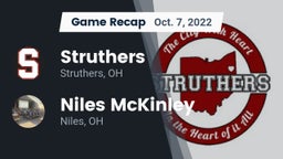 Recap: Struthers  vs. Niles McKinley  2022
