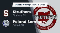Recap: Struthers  vs. Poland Seminary  2023