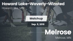 Matchup: Howard Lake-Waverly- vs. Melrose  2015