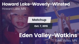 Matchup: Howard Lake-Waverly- vs. Eden Valley-Watkins  2015