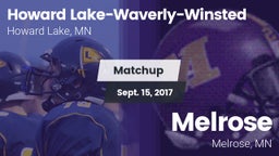 Matchup: Howard Lake-Waverly- vs. Melrose  2017