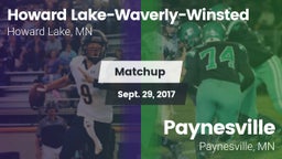 Matchup: Howard Lake-Waverly- vs. Paynesville  2017