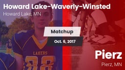 Matchup: Howard Lake-Waverly- vs. Pierz  2017
