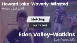 Matchup: Howard Lake-Waverly- vs. Eden Valley-Watkins  2017