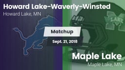 Matchup: Howard Lake-Waverly- vs. Maple Lake  2018