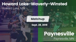 Matchup: Howard Lake-Waverly- vs. Paynesville  2018