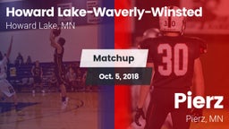 Matchup: Howard Lake-Waverly- vs. Pierz  2018