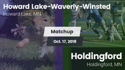 Matchup: Howard Lake-Waverly- vs. Holdingford  2018