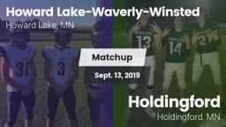 Matchup: Howard Lake-Waverly- vs. Holdingford  2019