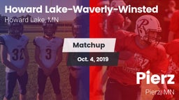 Matchup: Howard Lake-Waverly- vs. Pierz  2019