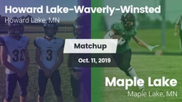 Matchup: Howard Lake-Waverly- vs. Maple Lake  2019