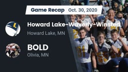 Recap: Howard Lake-Waverly-Winsted  vs. BOLD  2020