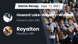 Recap: Howard Lake-Waverly-Winsted  vs. Royalton  2021