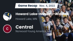 Recap: Howard Lake-Waverly-Winsted  vs. Central  2022