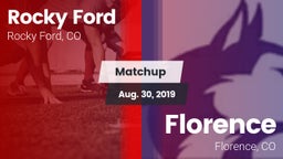 Matchup: Rocky Ford vs. Florence  2019