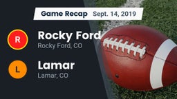 Recap: Rocky Ford  vs. Lamar  2019