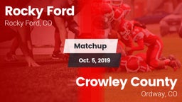 Matchup: Rocky Ford vs. Crowley County  2019