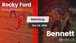 Matchup: Rocky Ford vs. Bennett  2020