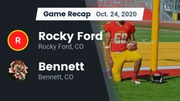 Recap: Rocky Ford  vs. Bennett  2020