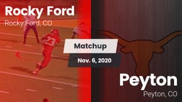 Matchup: Rocky Ford vs. Peyton  2020