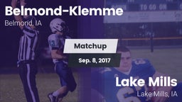 Matchup: Belmond-Klemme vs. Lake Mills  2017