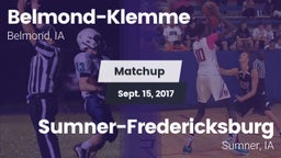 Matchup: Belmond-Klemme vs. Sumner-Fredericksburg  2017