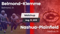 Matchup: Belmond-Klemme vs. Nashua-Plainfield  2018