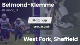 Matchup: Belmond-Klemme vs. West Fork, Sheffield 2018