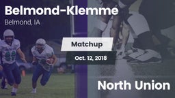 Matchup: Belmond-Klemme vs. North Union 2018